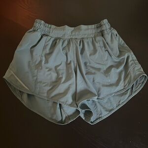 Blue Lululemon shorts